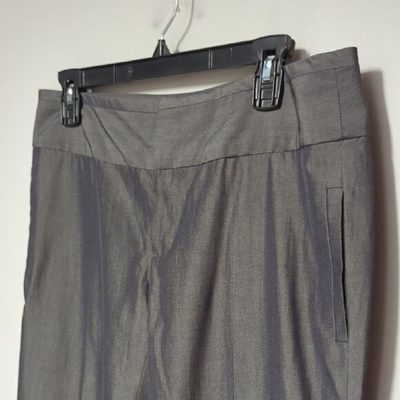 Banana Republic Gray Ankle Pants with Straight Leg - Picture 2 of 7